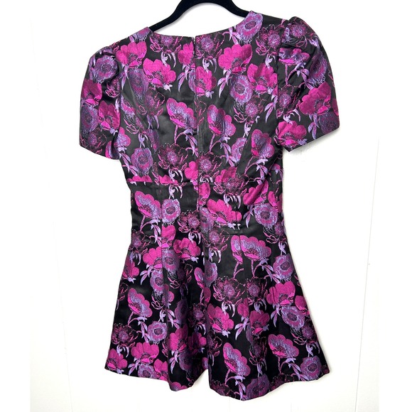 House of Harlow x REVOLVE Amara Dress Women S Pink multi Floral Puff Sleeve Mini - Picture 2 of 8